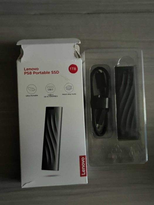 SSD extern 1TB Lenovo PS8 Nou cu cutie