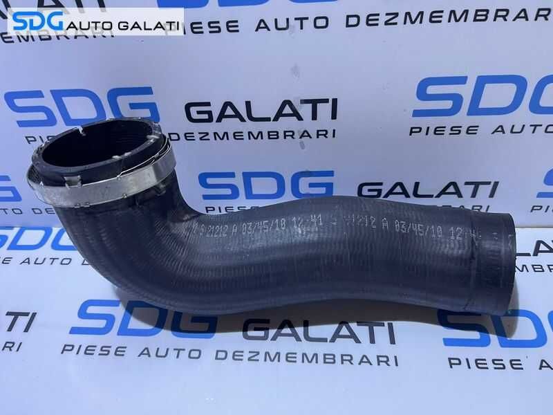 Furtun Conducta Presiune Aer Intercooler VW Passat B7 1.6 TDI CAY CAYC 2010 - 2015 Cod 1K0145832AF 1K0145762GA
