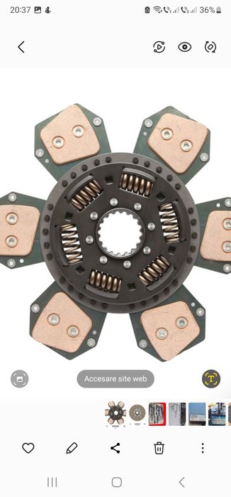 Disc ambreiaj tractor fiat Diametru exterior 310 mm
Diametru interior