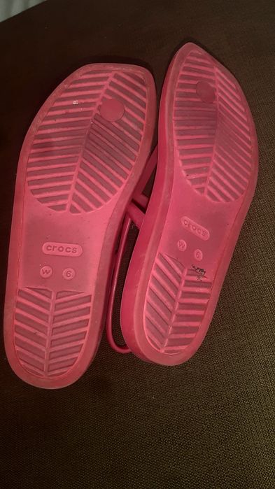 Sandale cauciuc roz Crocs