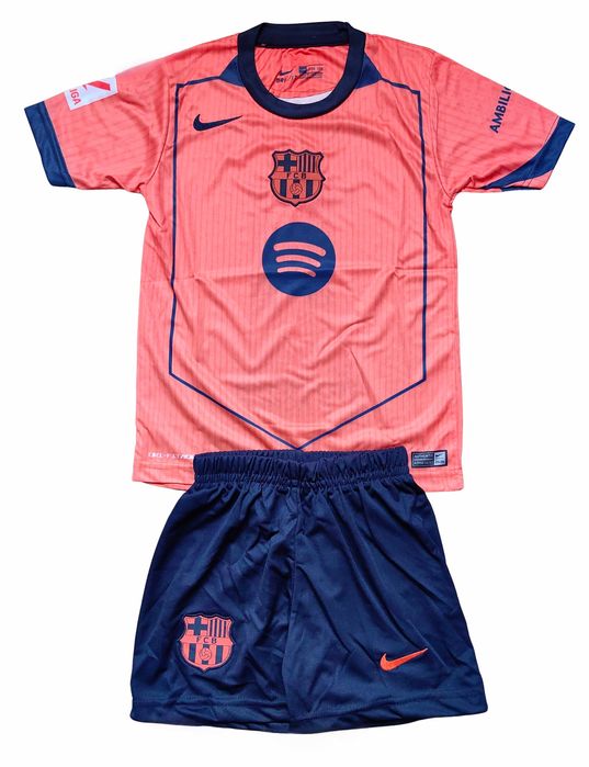 Детски футболен екип Барселона Рафиня Barcelona тениска Raphinha