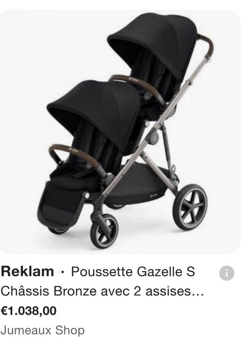 Количка за близнаци Cybex Gazelle S