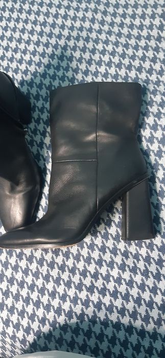 Ботинки 42р кожанные