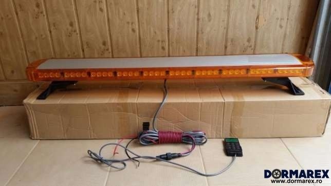 Rampa girofar LED 264W galbena 1,2m - Avertizare luminoasa