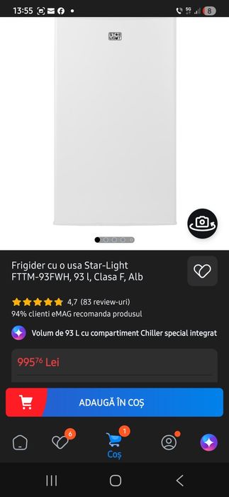 Frigider Star Light 96L