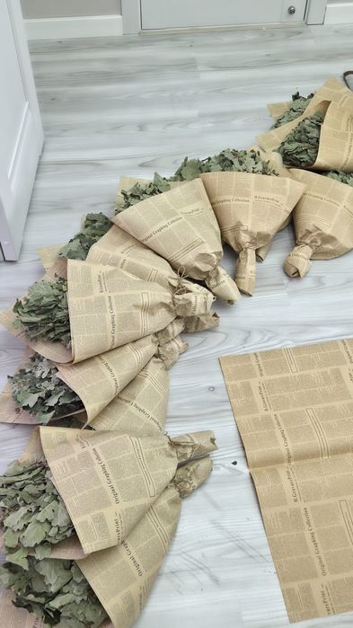 Подарочный букет из веника