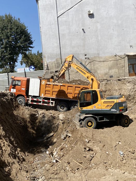 Услуга экскаватора фронталного пагрузчика