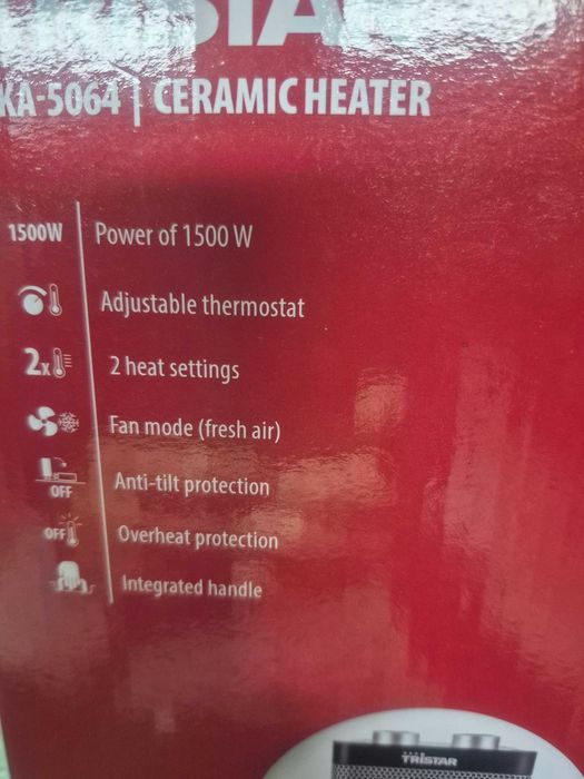 radiator infrarosu, termostat, trei trepte de putere,nou !!!