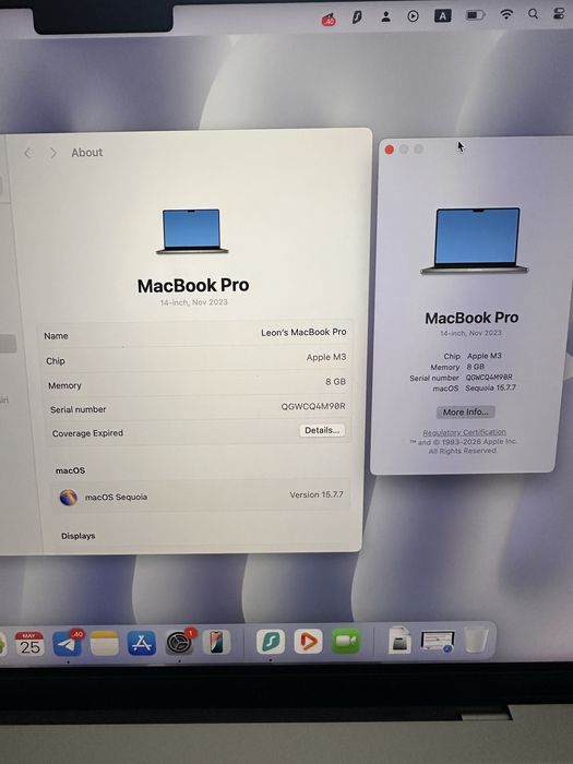 Macbook Pro M3 512GB