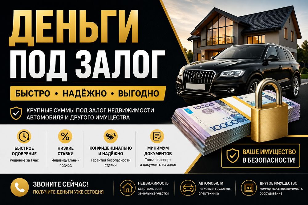 Помогу с покупкой акша  карызга, залогпен