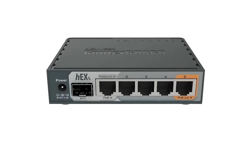 Маршрутизатор MikroTik hEX S (RB760iGS) — SFP, PoE