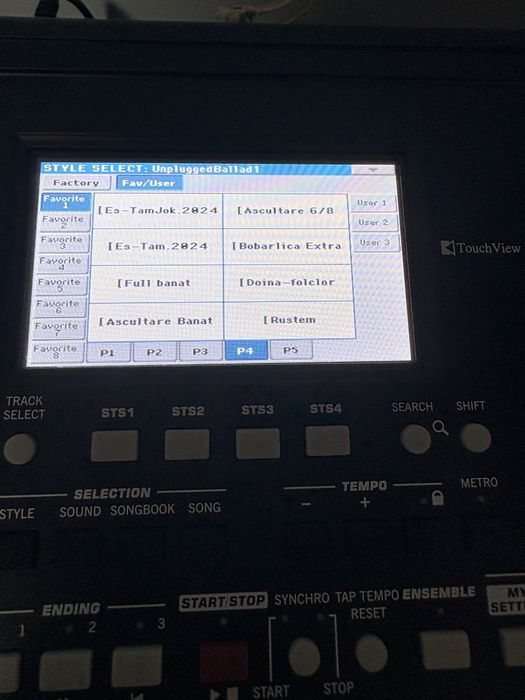 VÂND SET KORG pa300 2024-2025