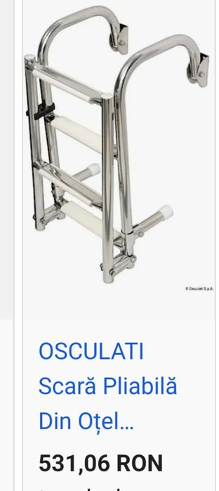 Scara inox pentru barca