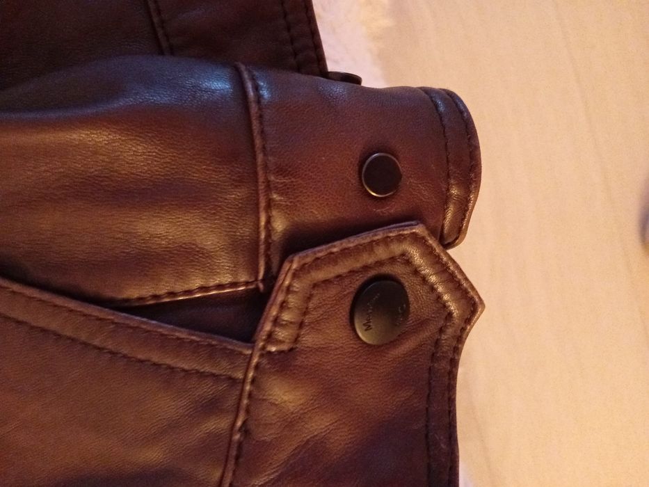 Jacheta de piele Massimo Dutti barbati, marime L