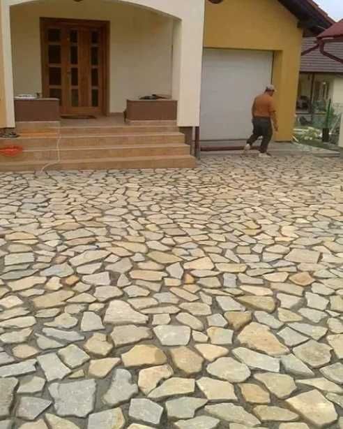 Amenajări Exterioare cu Piatră de Carieră