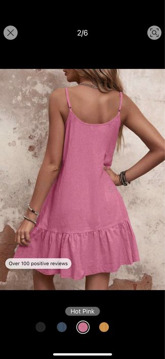 НОВО - памучна рокля SHEIN M