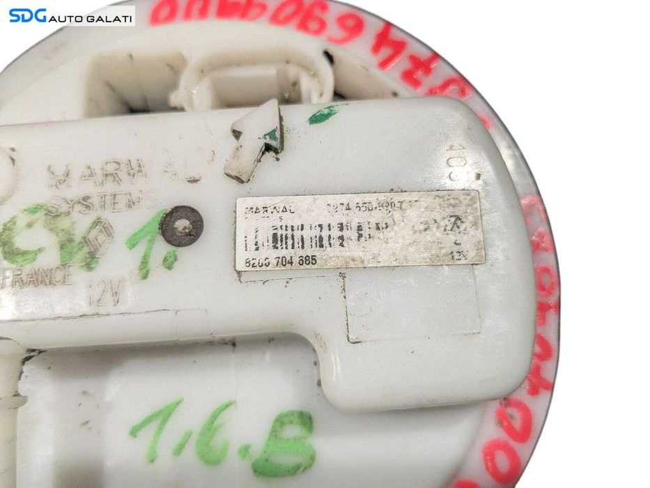 Pompa Combustibil Rezervor cu Sonda Litrometrica Dacia Logan 2 1.2 1.4 1.6 Benzina 2012 - 2018 Cod 8200704685 09746909900 [N4017]