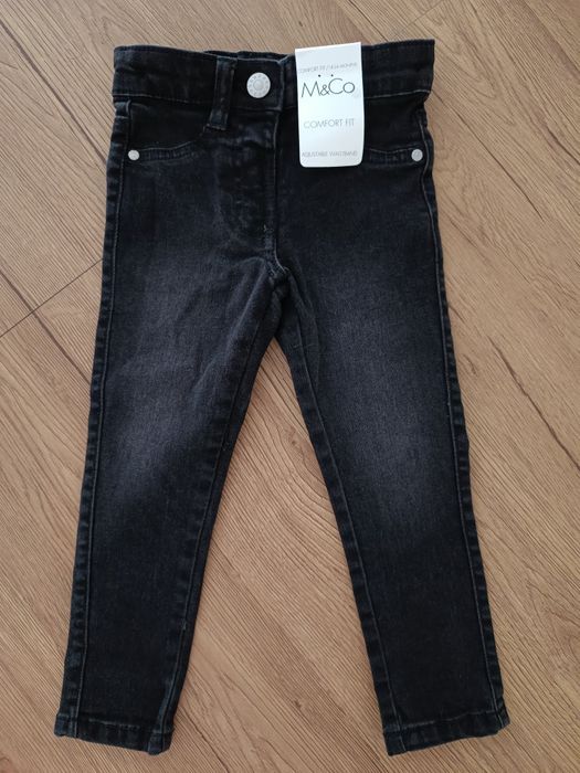 Детски (бебешки) черни дънки M&Co