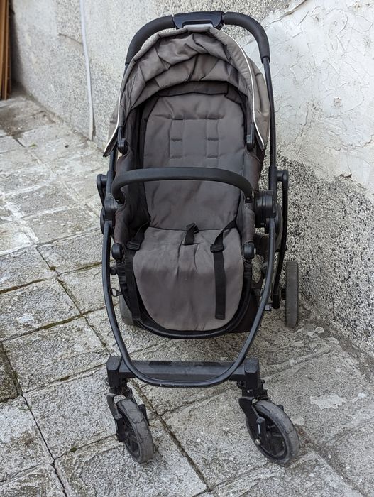 Бебешка количка GRACO Evo II, 3-в-1, Черно/Сиво