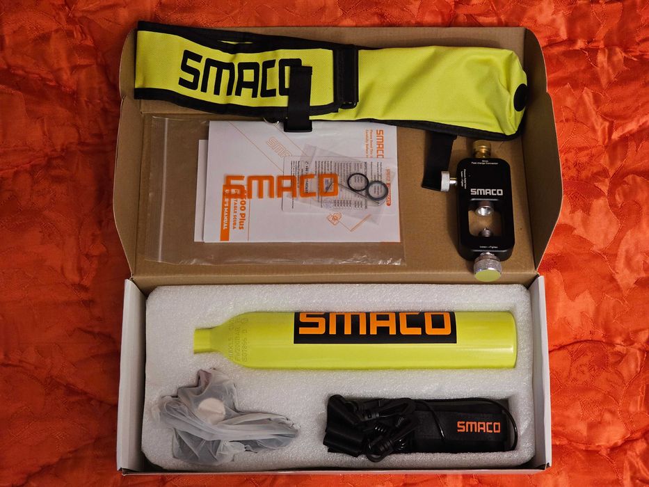 Мини бутилка за гмуркане Smaco 0.5 L, 200 Bar, 3000 PSI
