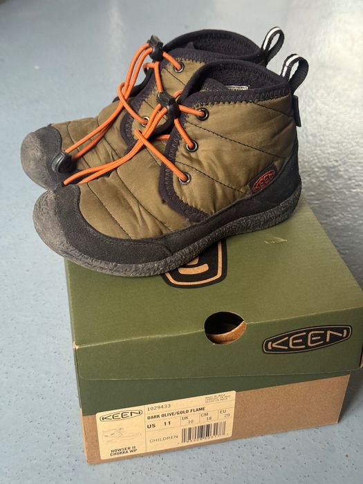 Детски боти Keen, обувки Camper, вълнени пантофи Living Kitzbühel