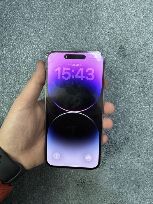 Iphone 14 pro max Z/Pa 1ta sim 1ta esim/128Gb/Purple/Karobka Dakumentl
