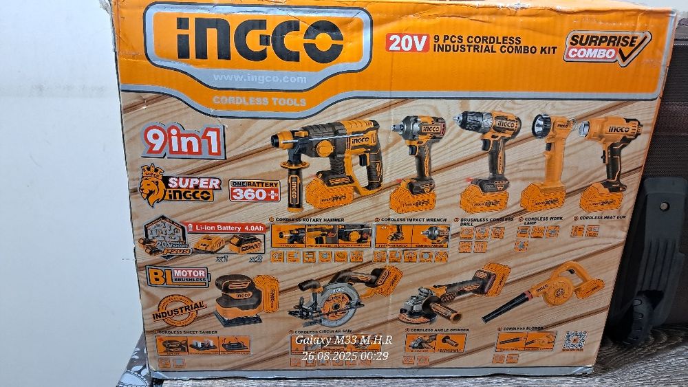 Ingco nabor instrumenti9 in 1