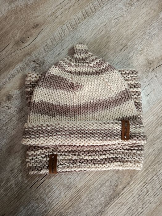 Комплект шапка-пипка + снуд.