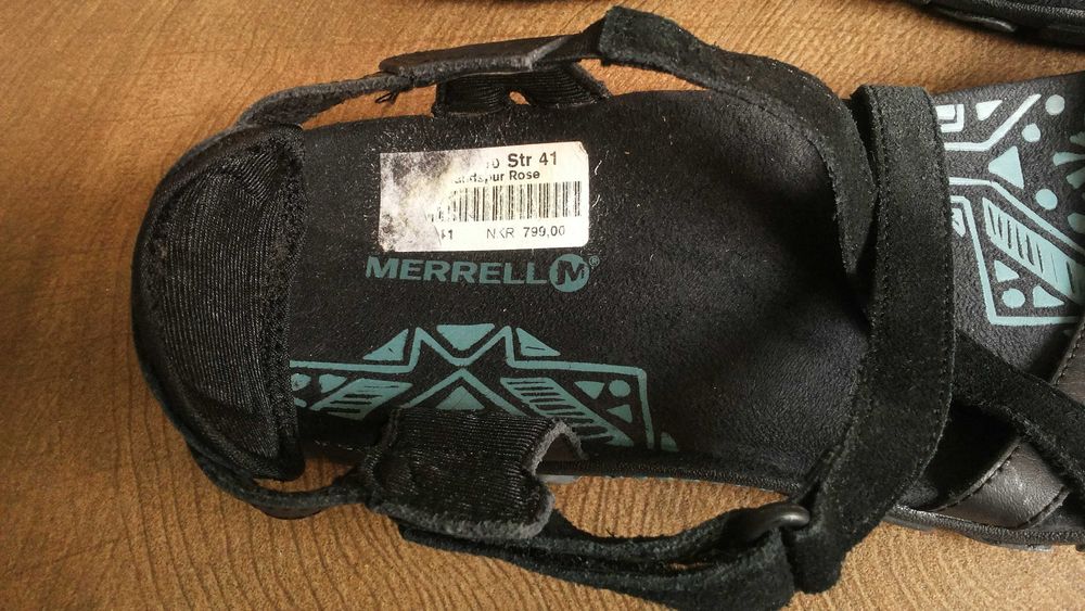 MERRELL Real Leather Размер EUR 41 / UK 8 сандали естествена кожа 94-13-S