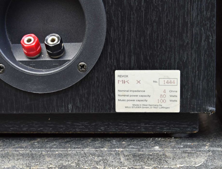 Boxe Revox MK X, boxe de podea