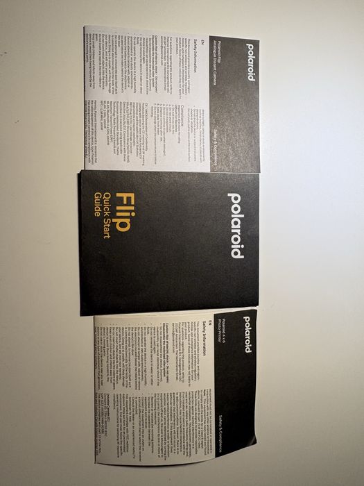 Polaroid flip instant camera