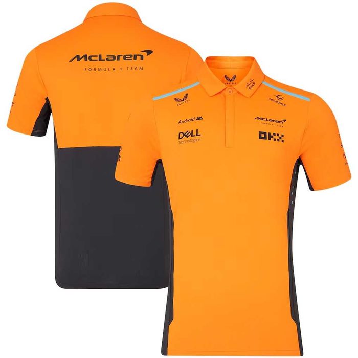 McLaren Formula 1 Team Polo Shirt - Оригинална мъжка тениска с яка