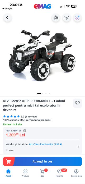 ATV electric copii 3-5 ani