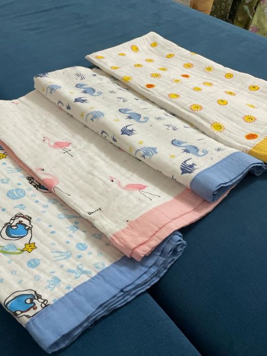 Муслиновое детское одеяло