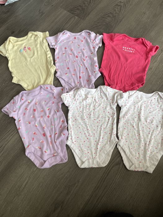 Комплект от 10 бодита с къс ръкав 92 см 18-24 месеца Primark за момиче