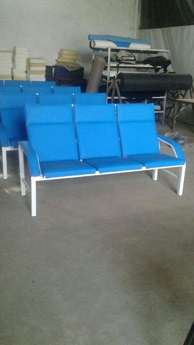 Офисный скамейка 3 местный для ожидания зала