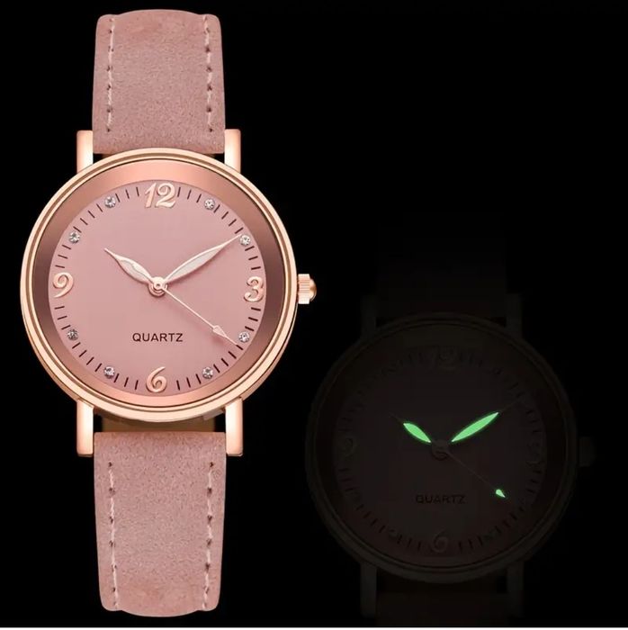 Дамски часовник цвят пепел от рози Quartz