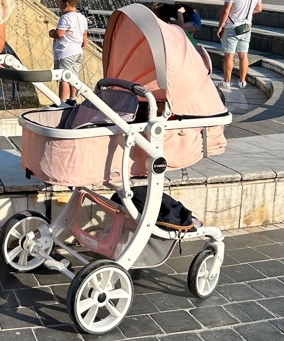 Cărucior bebe 3 în 1