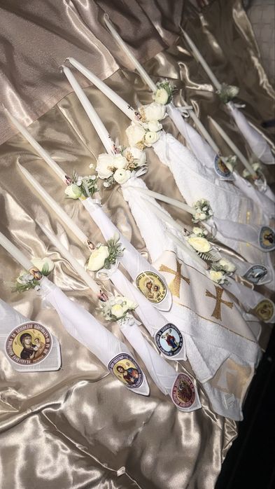 Batistă Funerară cu Lumanare