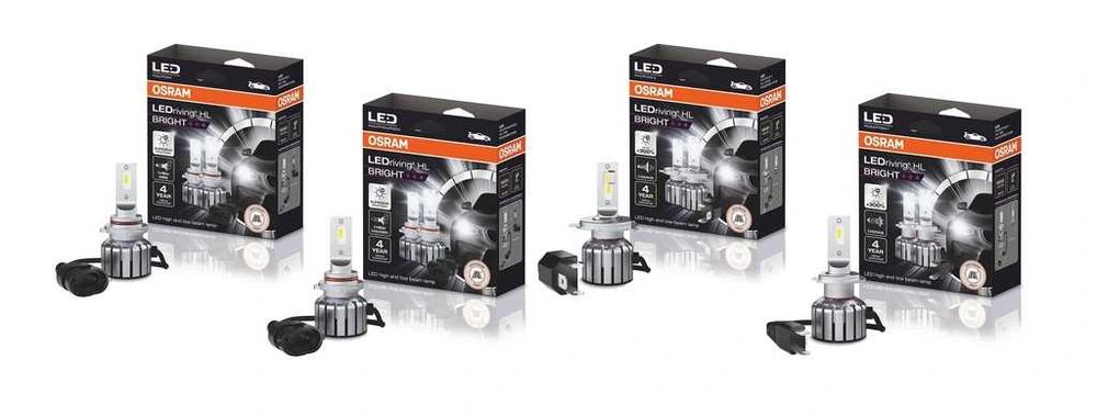 LED/Лед Диодни крушки Osram H4/H19 LEDriving HL BRIGHT +300% 15W 12V .