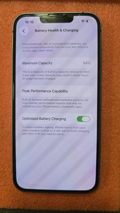 iPhone 14 128gb Battery Health 84% Перфектно състояние
