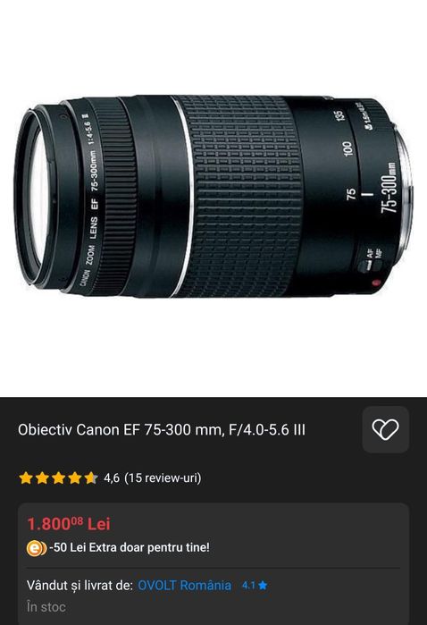 Canon EOS 4000D set complet