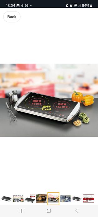 Plita electrica portabila ROMMELSBACHER CT 3403/TC Double Cooking Plate - Made in Germany, SCHOTT CERAN