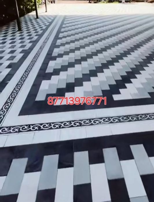 Укладка брусчатки гранит