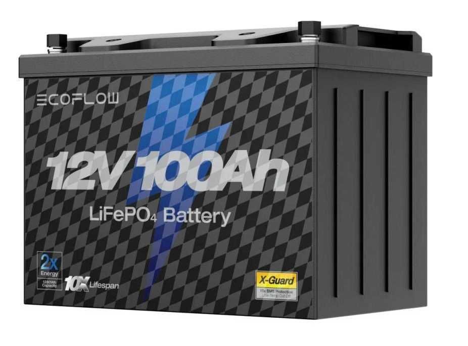 Тяговый аккумулятор EcoFlow 12 В 100 Ач LiFePO4 литиевый
