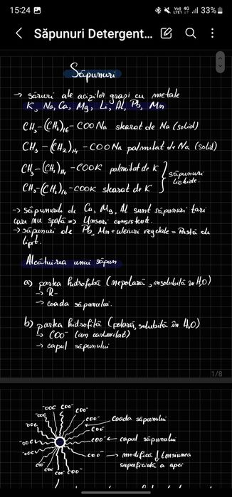 Notițe chimie admitere medicina