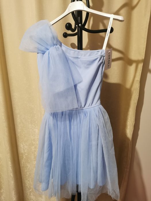 Рокля lorreti светло синьо