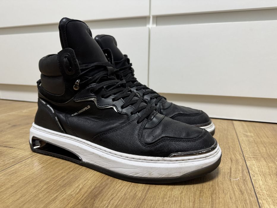 Karl Lagerfeld Elektro Lay Up Hi – Премиум Мъжки Кецове