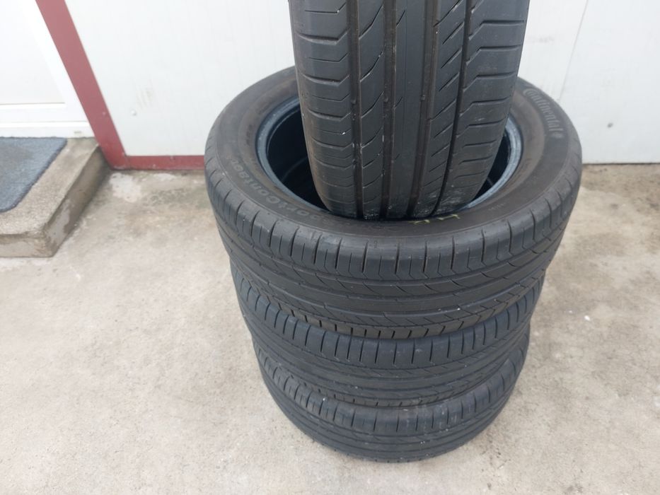 200 lei bucata! Set anvelope de vara 235 50 r18 Continental! 7 mm