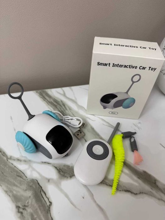 Интерактивная управляемая игрушка Car Toy для кошек с пультом dm24